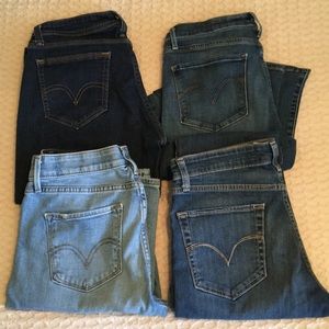 Levi’s - four pairs size 6